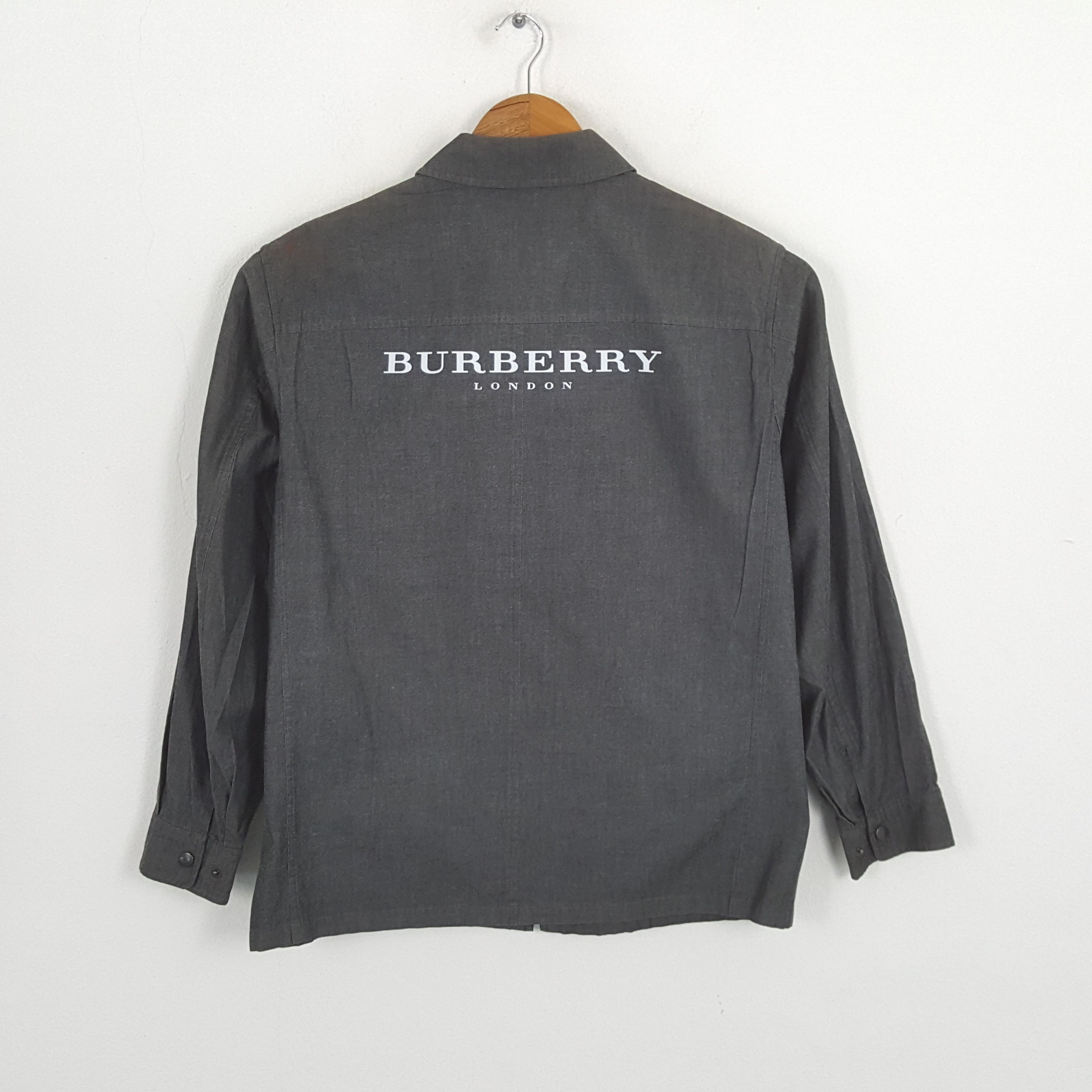 Burberry × Vintage Vintage BURBERRY LONDON Fashion Brand Jacket Size US L / EU 52-54 / 3 - 1 Thumbnail