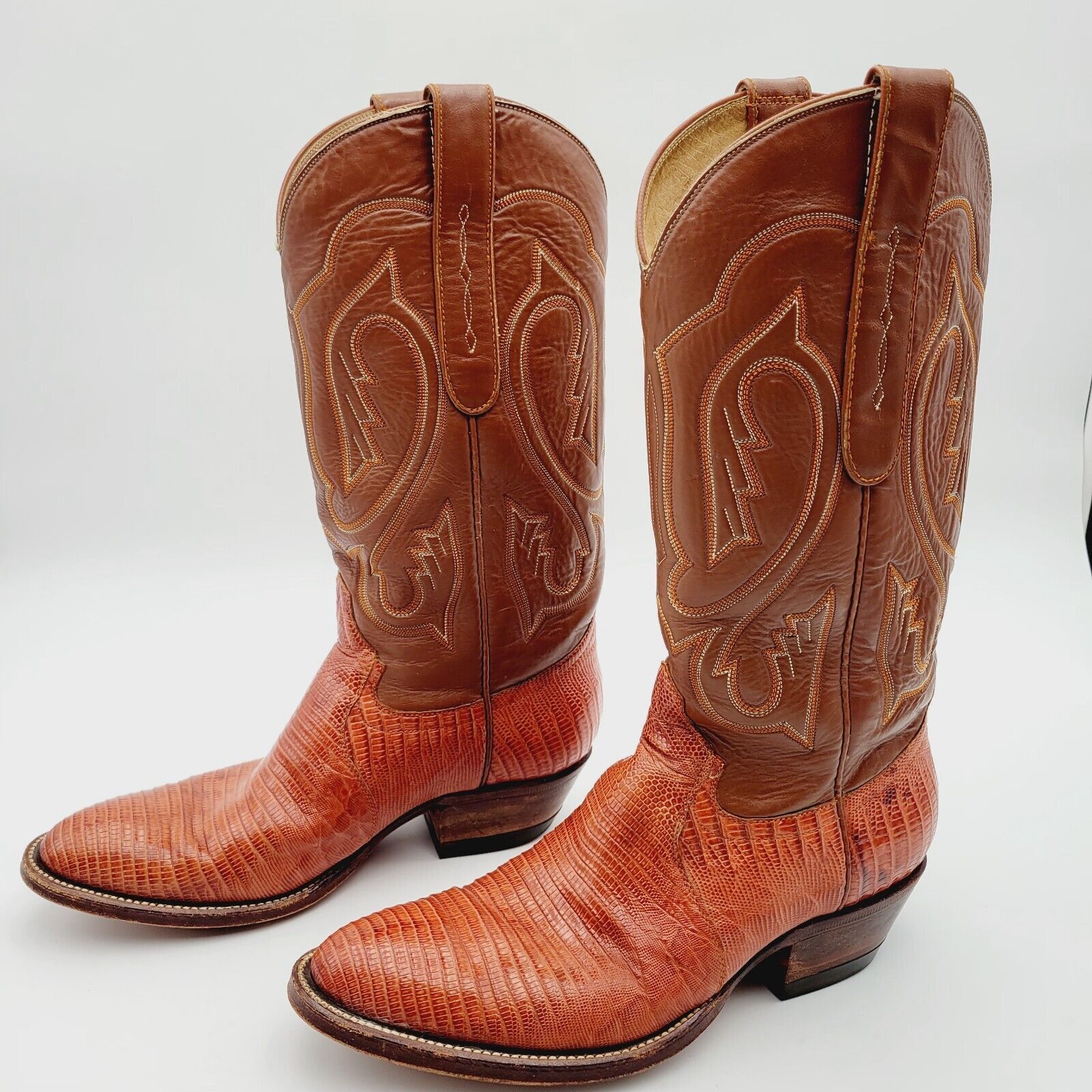 Vintage Cowtown Boots Lizard Cowboy Boots Sz 8 E Model 840 Exotic Size US 8 / EU 41 - 9 Thumbnail