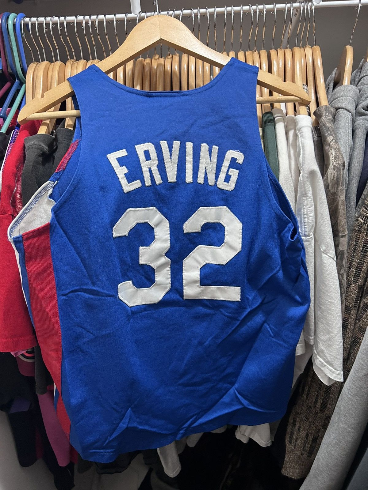 NBA × Vintage Vintage 1975-76 New York knicks Julius Erving jersey size s Size US S / EU 44-46 / 1 - 3 Thumbnail
