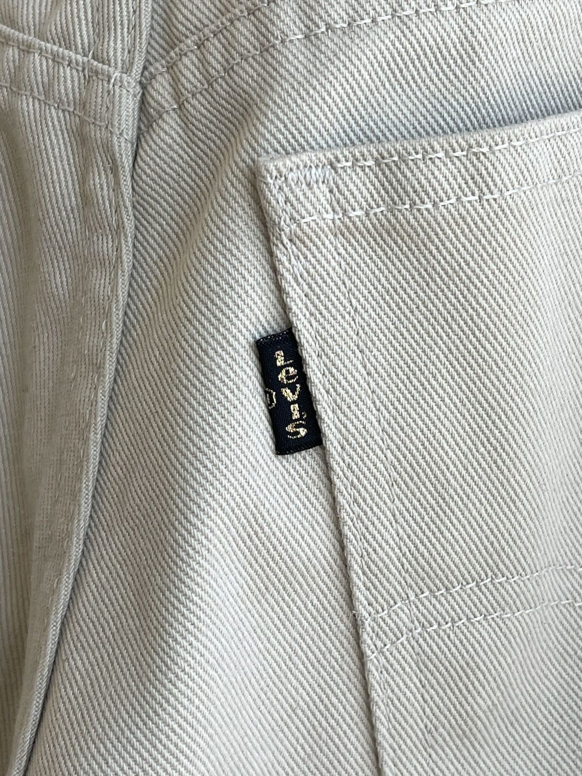 Levi's Sta-Prest 566 Black Tab Straight Regular Fit Pants 90s 28x32 Size US 28 / EU 44 - 6 Thumbnail