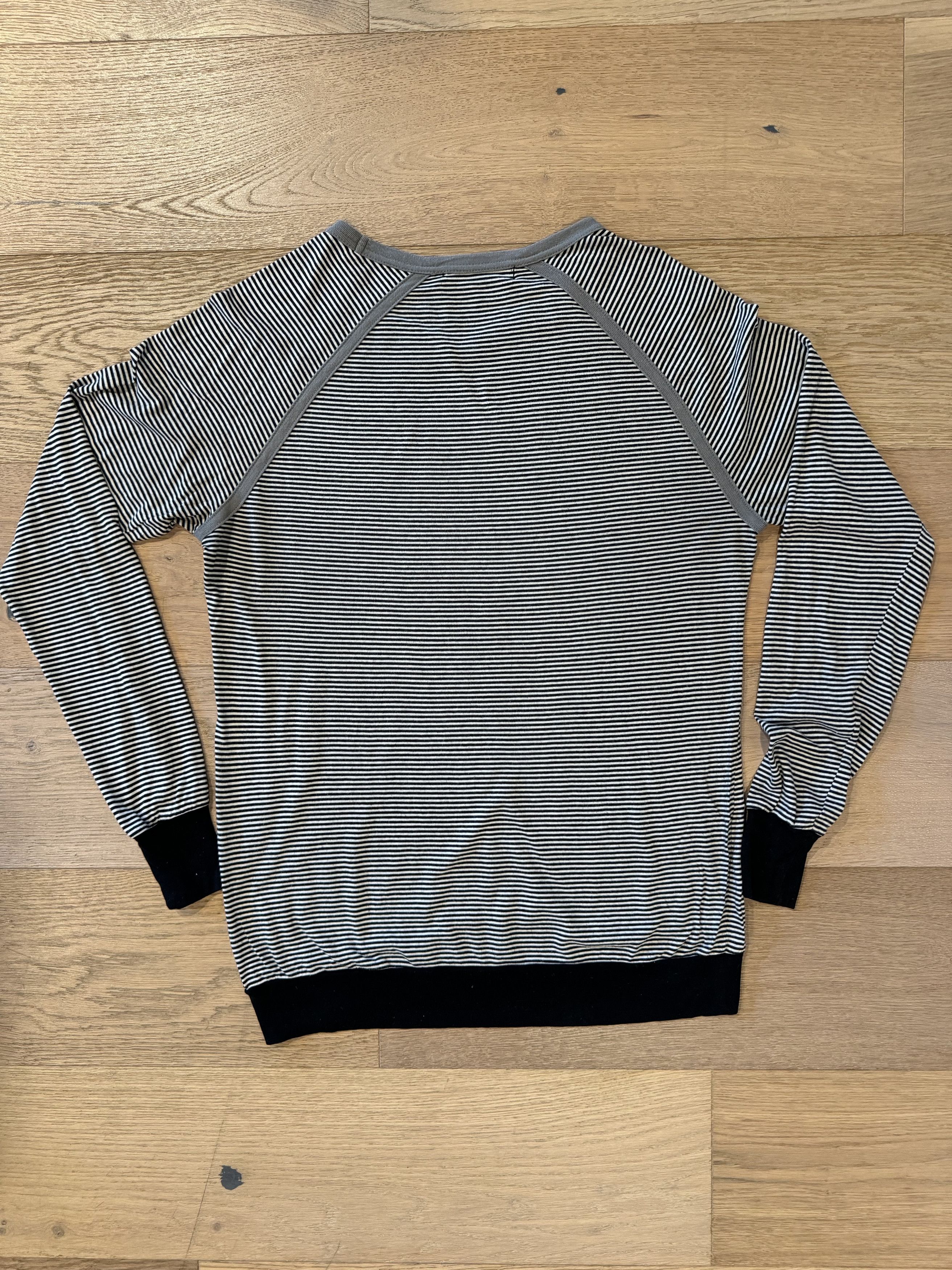 Undercover Striped Long Sleeve V neck Tee Size US L / EU 52-54 / 3 - 2 Thumbnail
