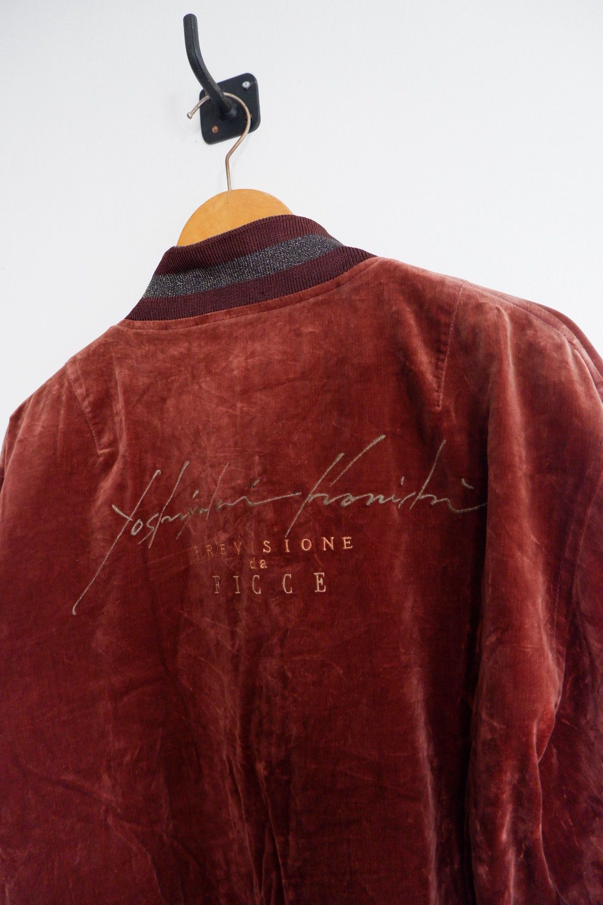 Yoshiyuki Konishi Vintage Yoshiyuki Konishi Reversible Velour Jacquard Bomber Size US M / EU 48-50 / 2 - 1 Thumbnail