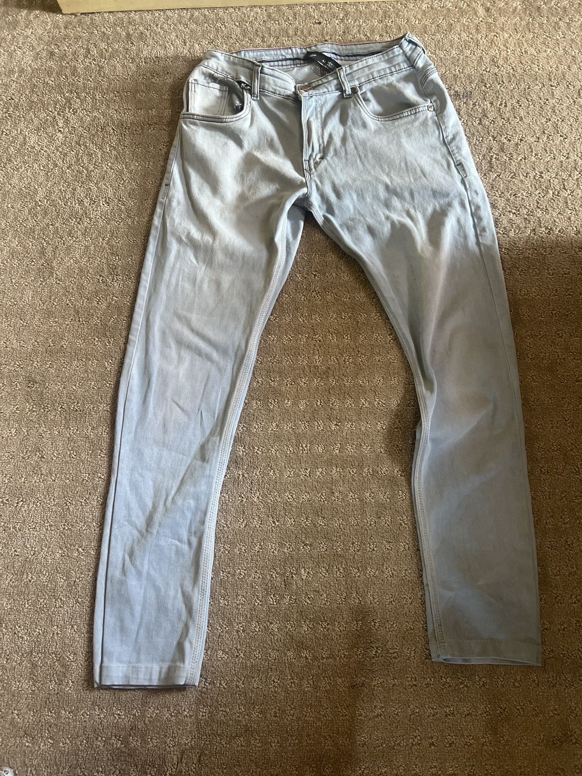 Emporio Armani × Vintage Emporio Armani light wash skinny jeans Size US 30 / EU 46 - 1 Thumbnail