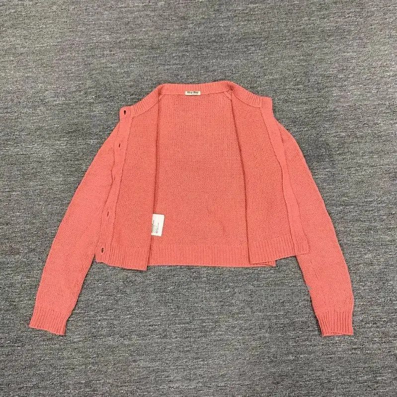 Miu Miu Miu Miu Women's Pink Knit Sweater . Size S / US 4 / IT 40 - 4 Thumbnail