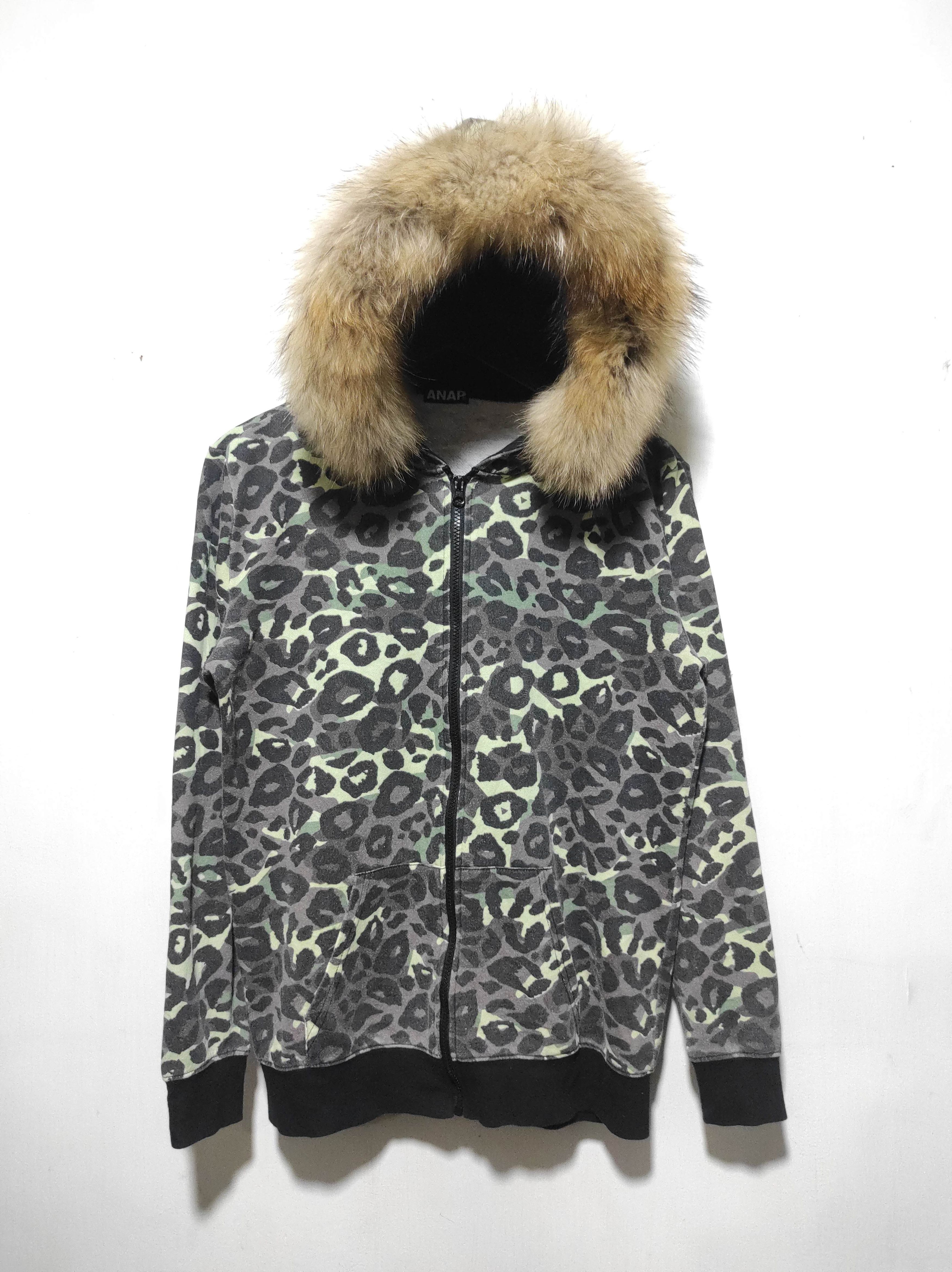 Hysteric Glamour Anap Leopard Zipper Fur Hoodie i6w9 LBG style Size US M / EU 48-50 / 2 - 2 Thumbnail