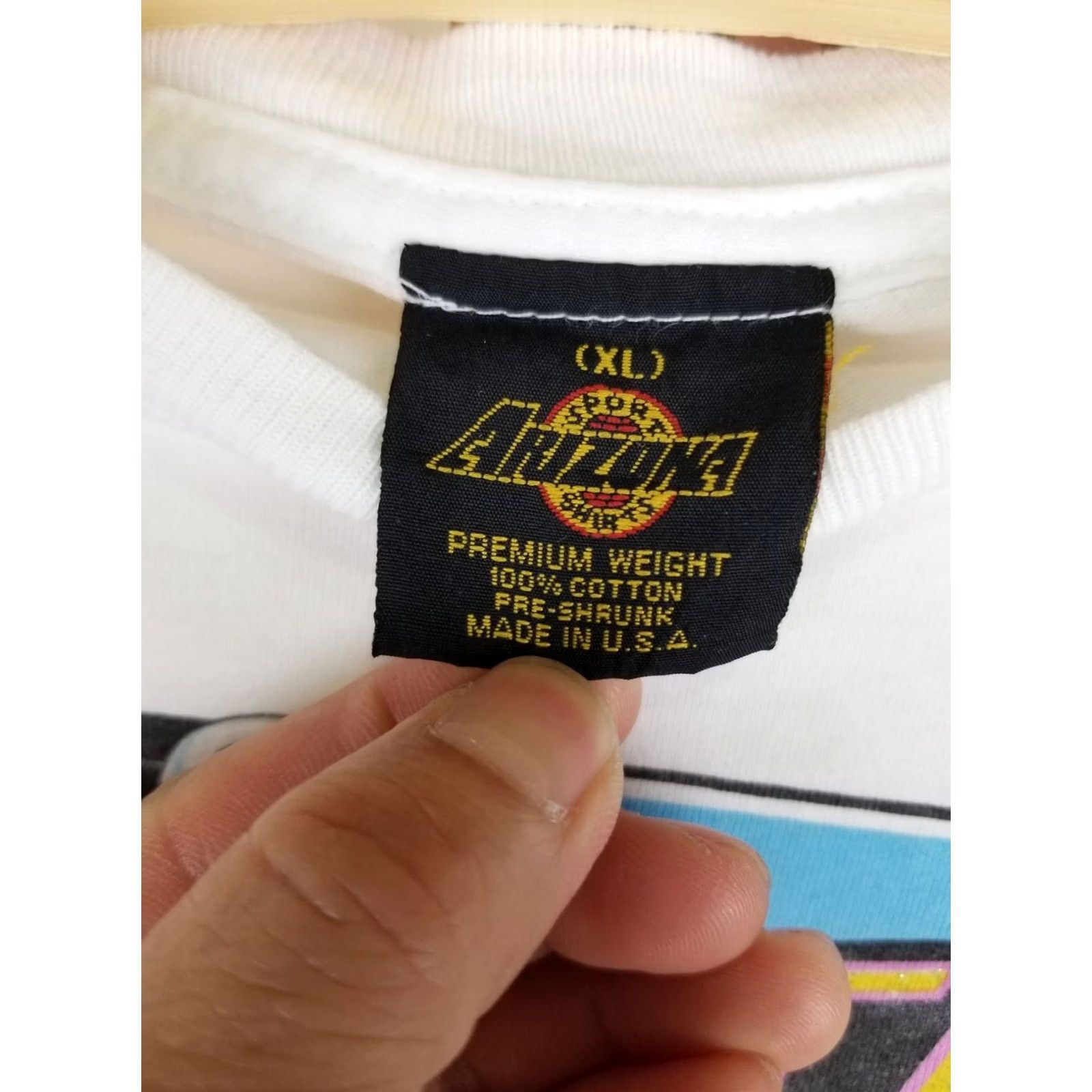 Vintage VINTAGE 98' STEVE KINSER QUAKER STATE RACING ARIZONA WITE COTTON T-SHIRT SZ XL Size US XL / EU 56 / 4 - 5 Thumbnail