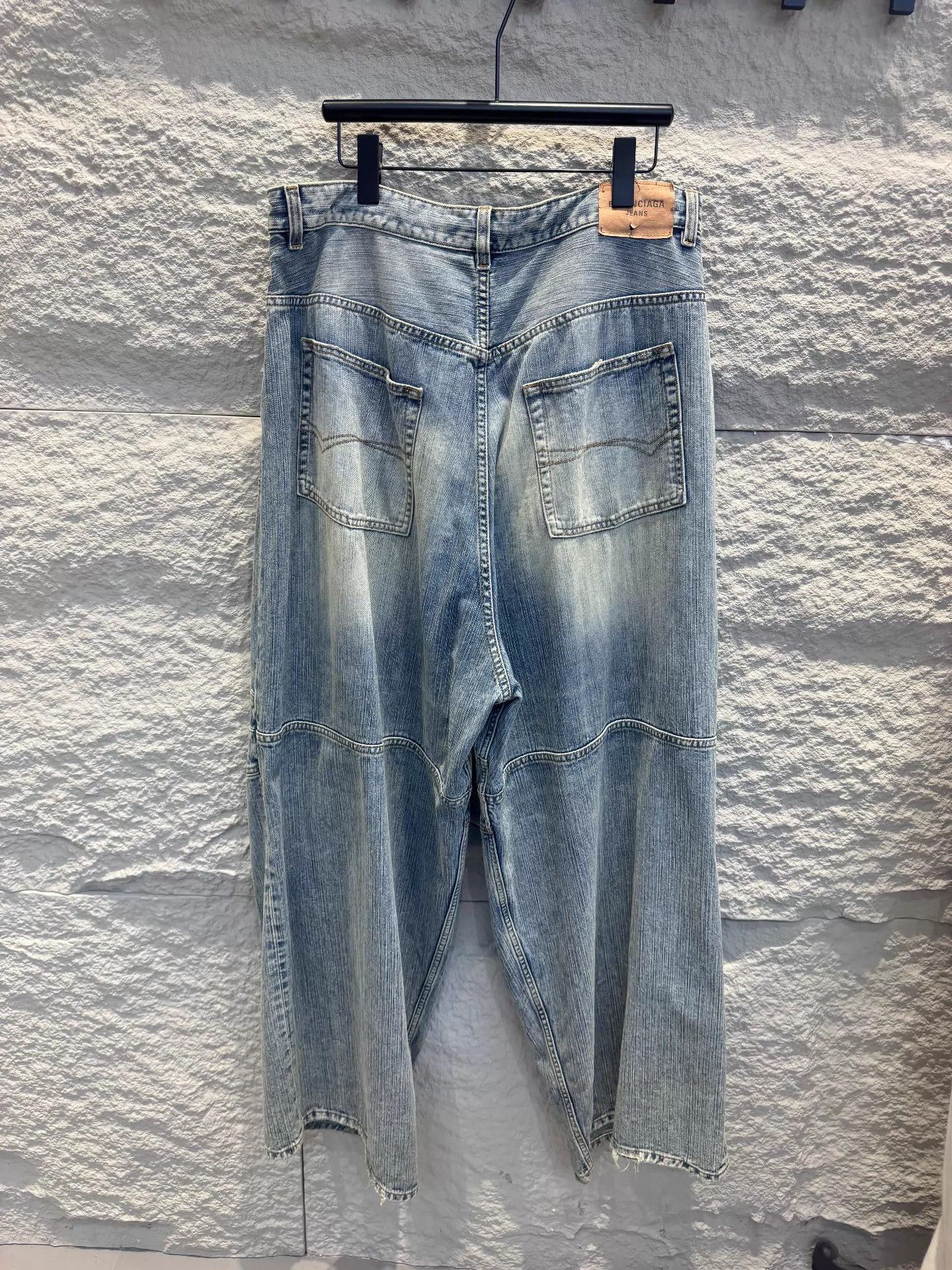Balenciaga Balenciaga Color-Block Washed Yellow Drawstring Denim Short Size US 30 / EU 46 - 3 Thumbnail