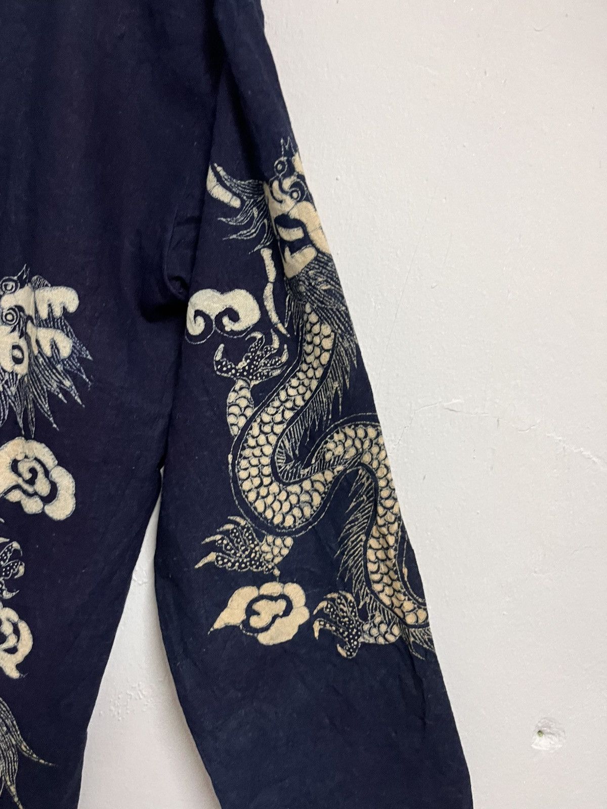 Comme des Garcons vintage 90s dragon indigo kapital-inspired kimono Size US L / EU 52-54 / 3 - 5 Thumbnail