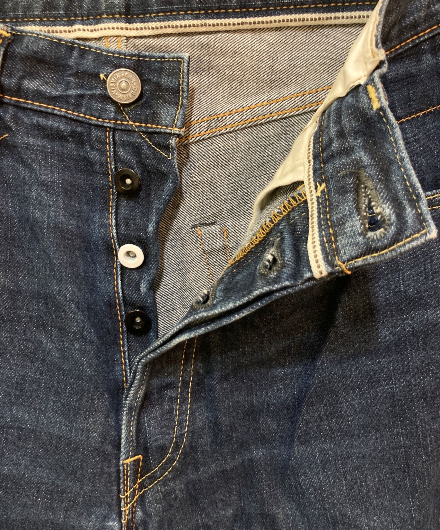 Visvim VISVIM SOCIAL SCULPTURE DENIM PANTS Indigo 32 Size US 31 - 4 Thumbnail