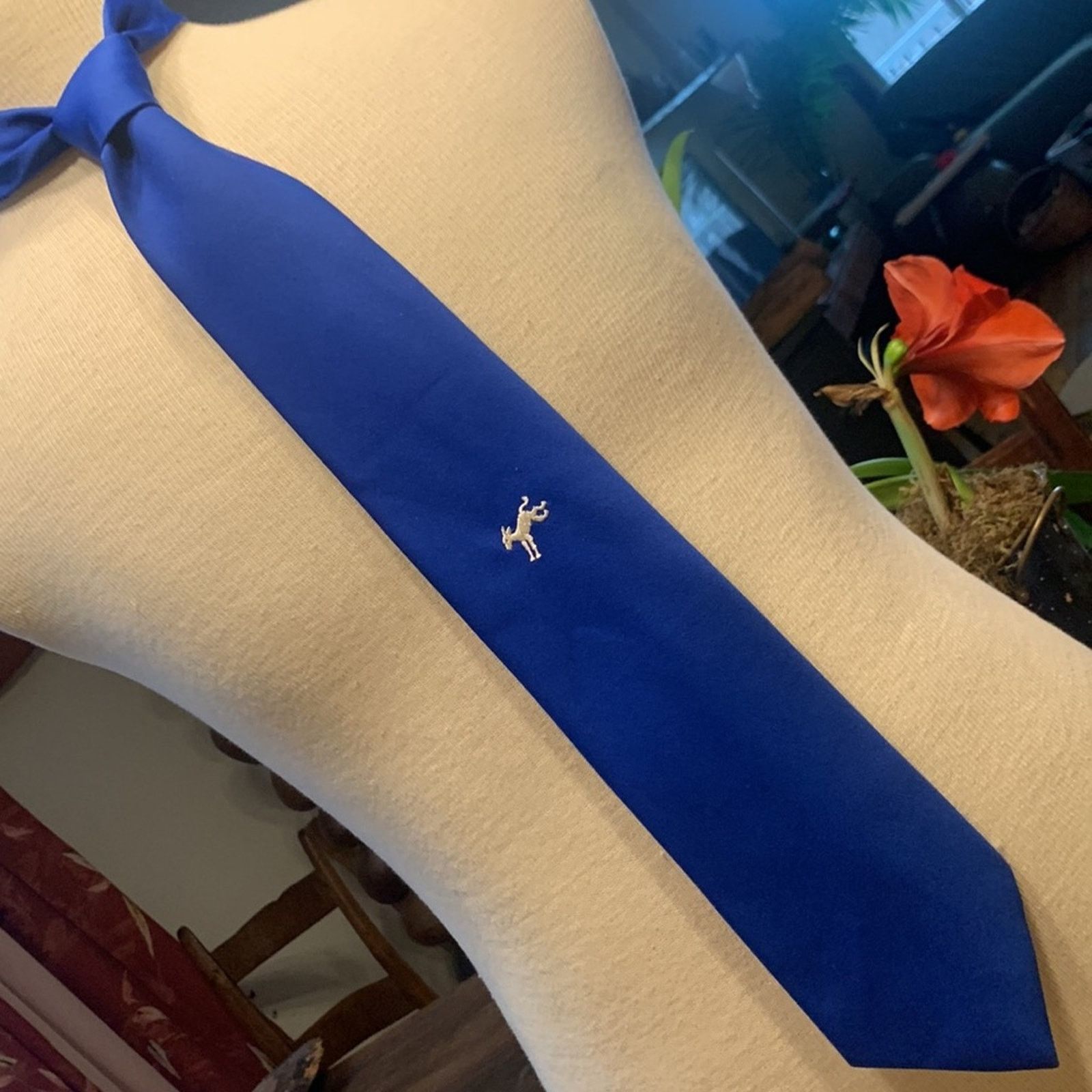 Vintage NWT unworn 70’s Democrat donkey blue necktie true vintage Size ONE SIZE - 7 Thumbnail