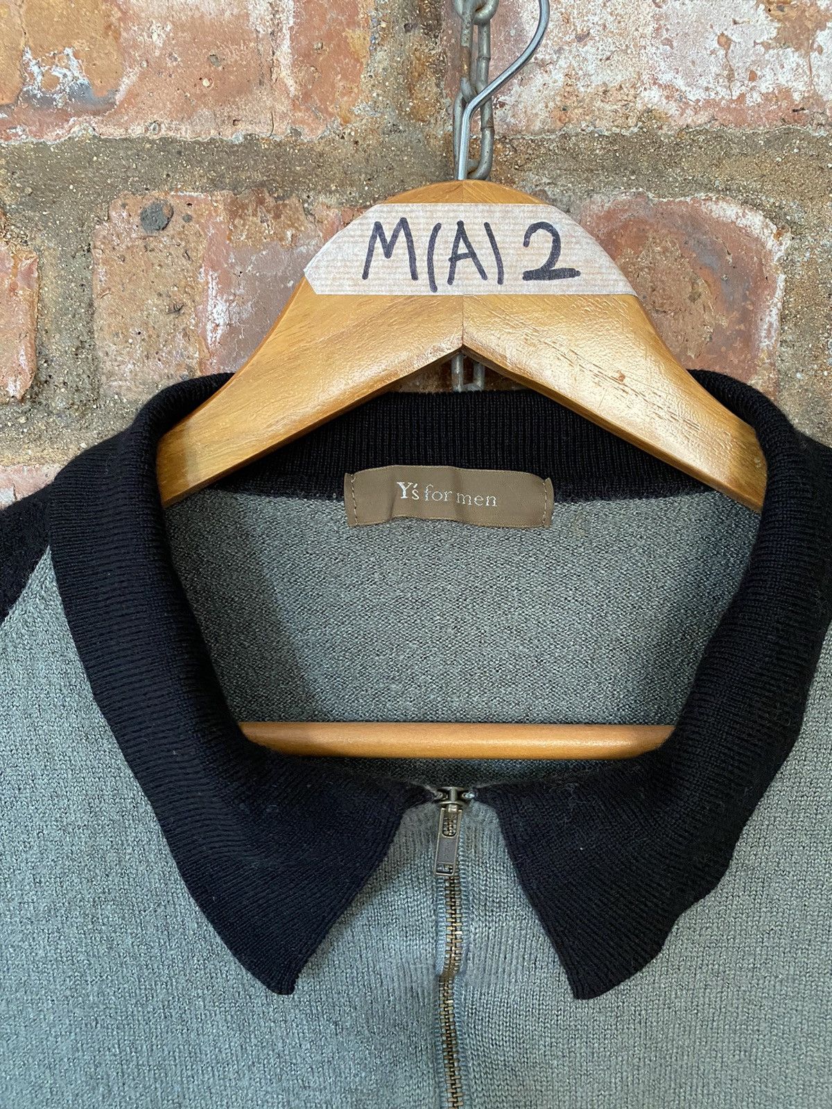 Yohji Yamamoto 1990s Y'S for Men Yohji Yamamoto zipper knit Size US XS / EU 42 / 0 - 7 Thumbnail