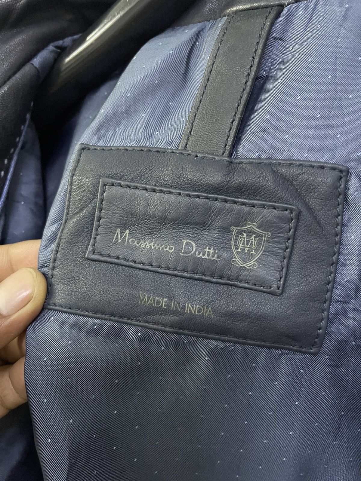 Massimo Dutti Leather Sheep Skin Bikers Jacket Size US M / EU 48-50 / 2 - 8 Thumbnail