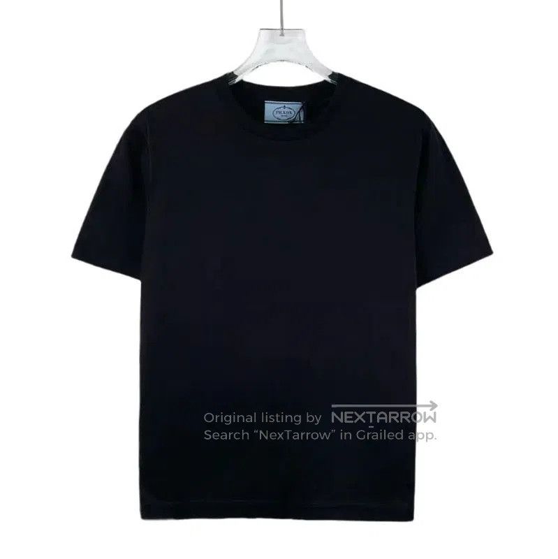 Prada Prada Black Cotton Men's T-Shirt. Size US S / EU 44-46 / 1 - 1 Thumbnail