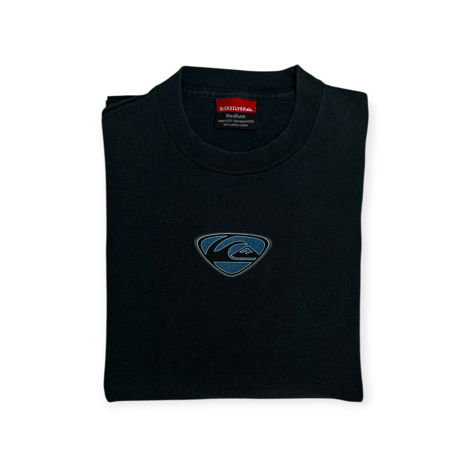 Quiksilver late 90s early Y2K Quiksilver "Shield Logo" T shirt USA Size US M / EU 48-50 / 2 - 3 Thumbnail