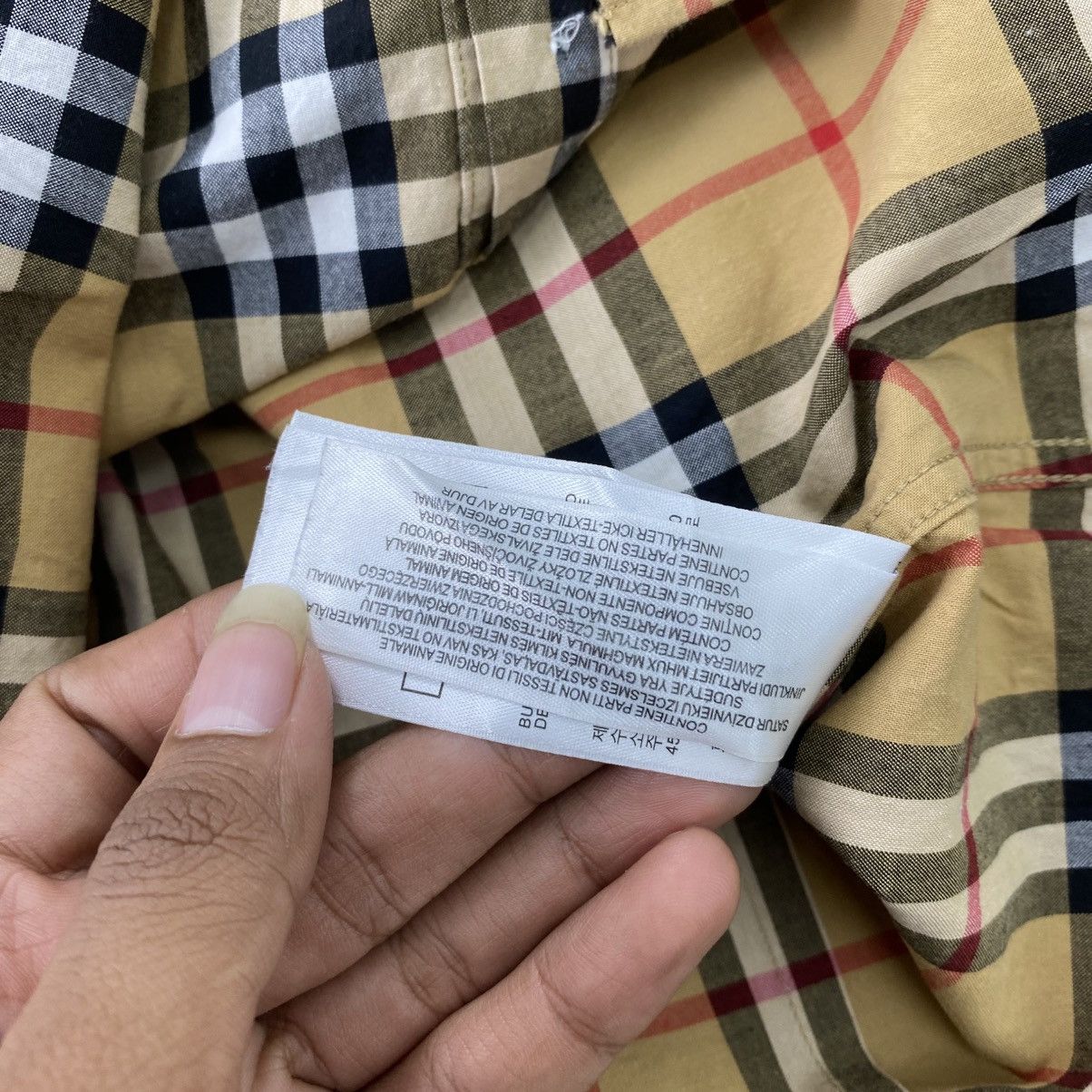 Burberry Burberry London Nova Check Plaid Button Up Shirt Luxury Size US S / EU 44-46 / 1 - 11 Thumbnail