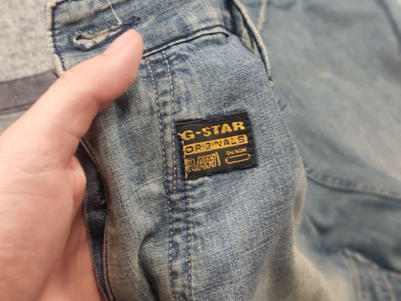 G-Star Rare Vintage G Star Raw Concept elwood Y2K Baggy Zip Jeans Size US 33 - 16 Thumbnail