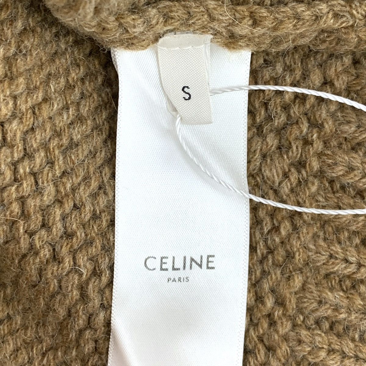 Celine Celine Dark Brown Fair Isle Long Sleeve Knit Sweater K26WX Size S / US 4 / IT 40 - 6 Thumbnail