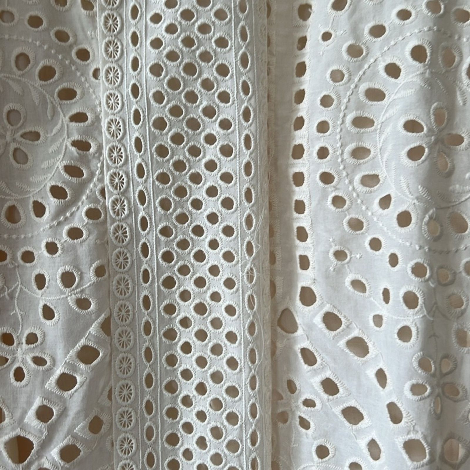 H&M H&M Eyelet long sleeve drop waist tunic dress boho medium Size M / US 6-8 / IT 42-44 - 7 Thumbnail