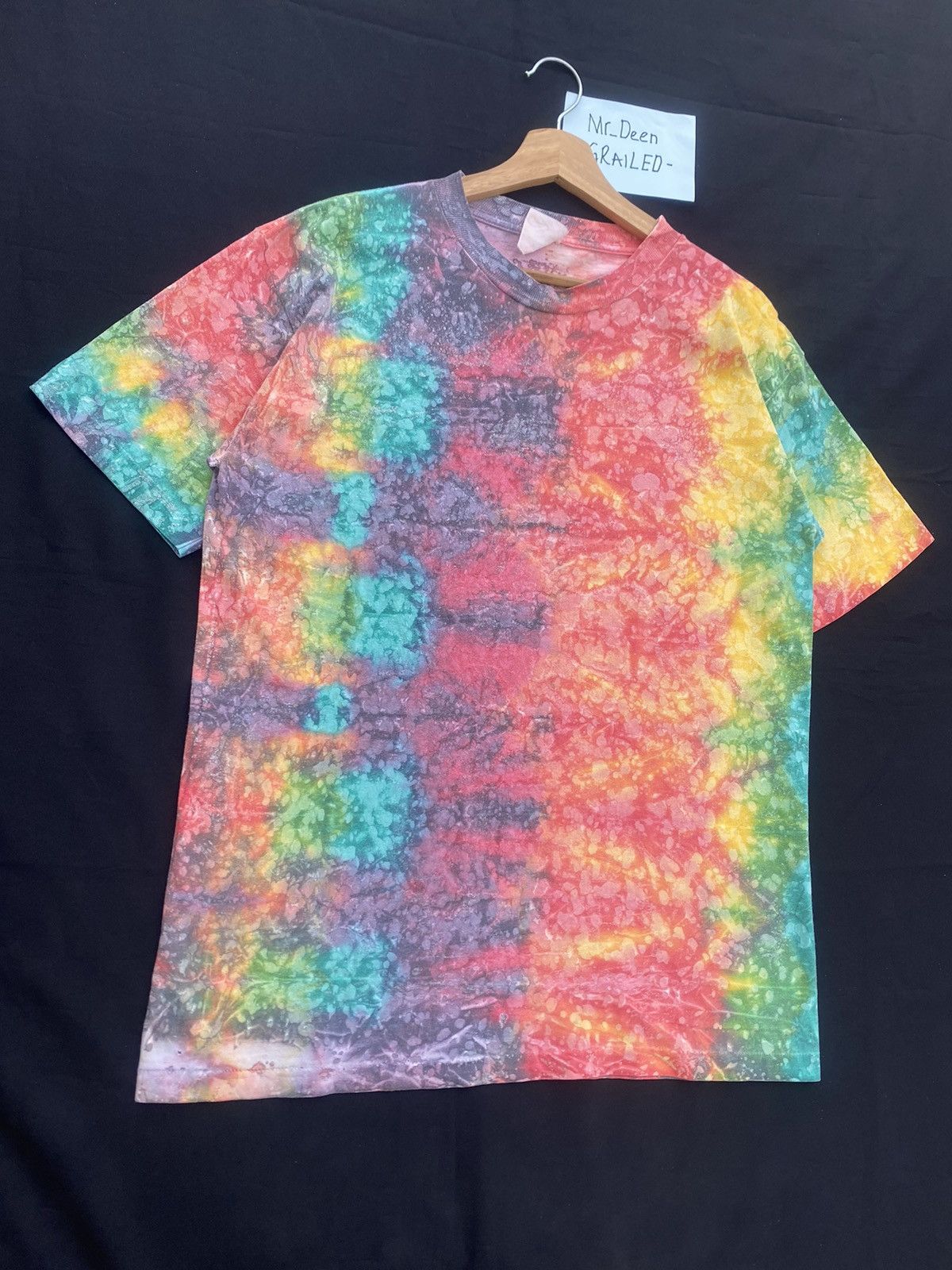 Vintage Rare Vintage Tie Dye Tshirt (Single Stitches) Size US M / EU 48-50 / 2 - 2 Thumbnail