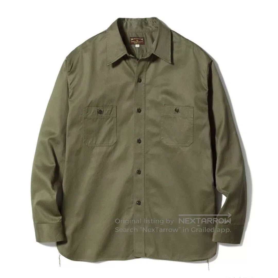 Buzz Rickson's Buzz Rickson's Military Retro Herringbone Work Shirt. Size US L / EU 52-54 / 3 - 3 Thumbnail