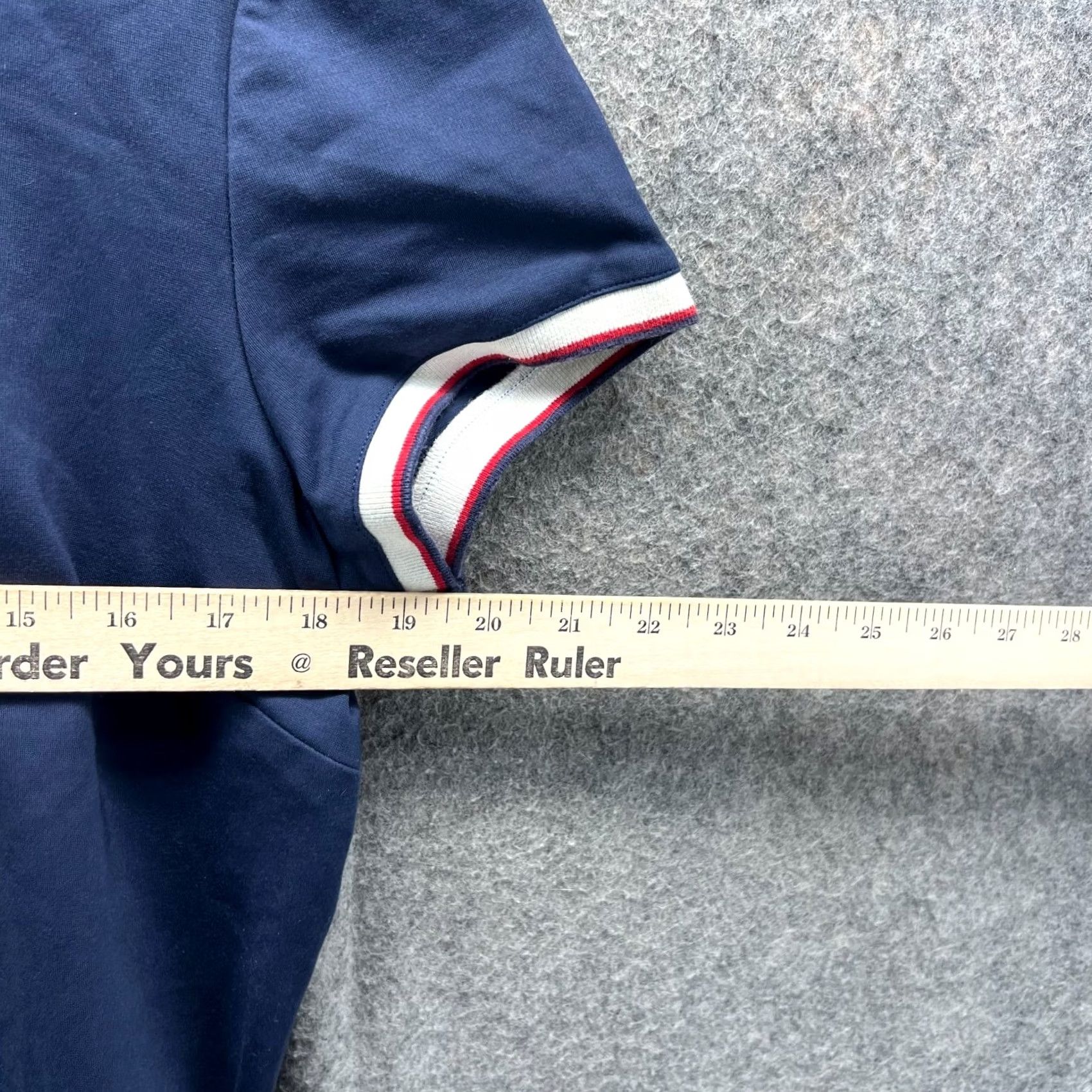 Brooks Brothers Brooks Brothers Dress Women 14 Navy Blue Pencil Sheath Short Sleeve Contrast Dress Length Knee Length Casual Party/Cocktail Travel Vintage No Size 36" / US 14 / IT 50 - 3 Thumbnail