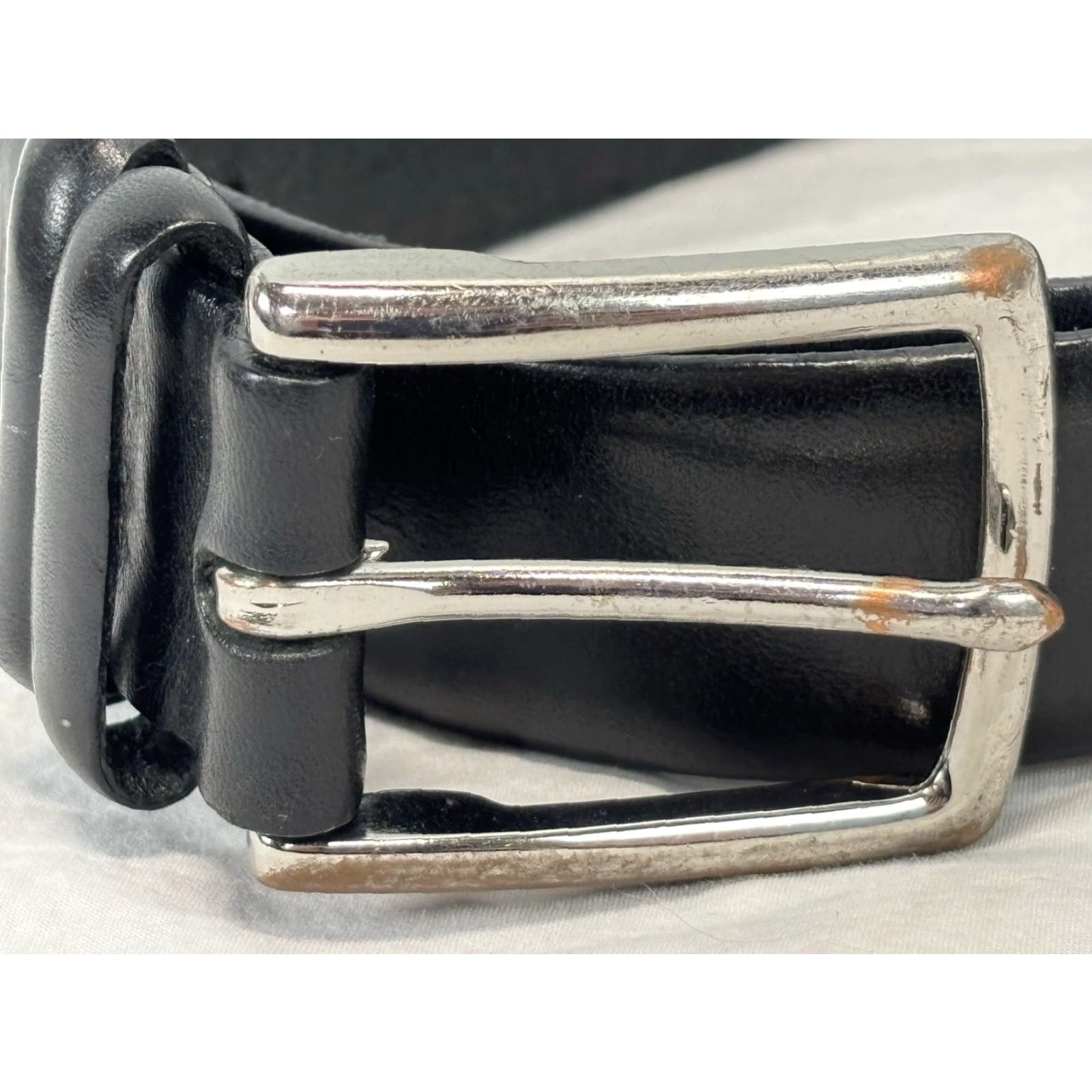 Polo Ralph Lauren Polo Ralph Lauren Belt Men Black Leather 38/95 Buckle Pony Embossed, Dress Belt, Adjustable, Brass Hardware Size US M / EU 48-50 / 2 - 2 Thumbnail