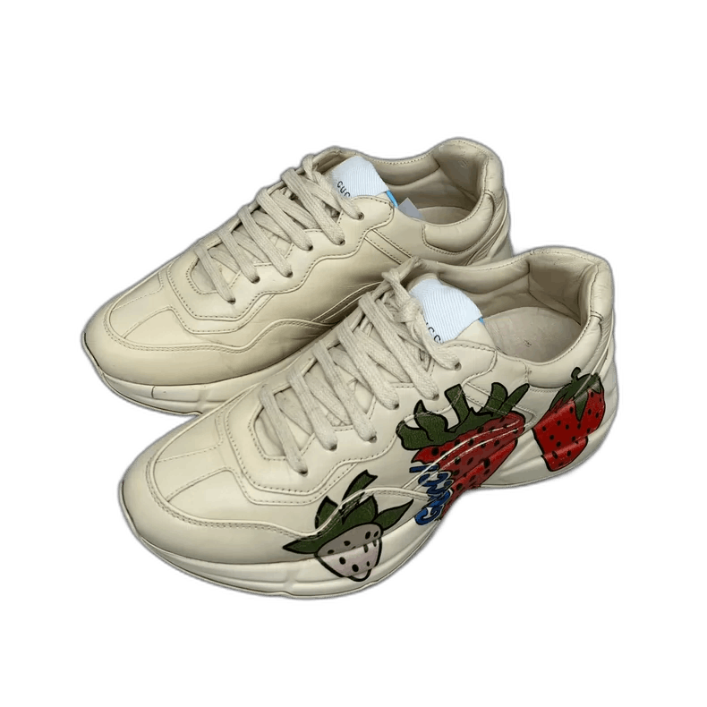 Gucci Gucci Strawberry Dad Sneakers Size 37.5 Size US 6 / IT 36 - 1 Thumbnail