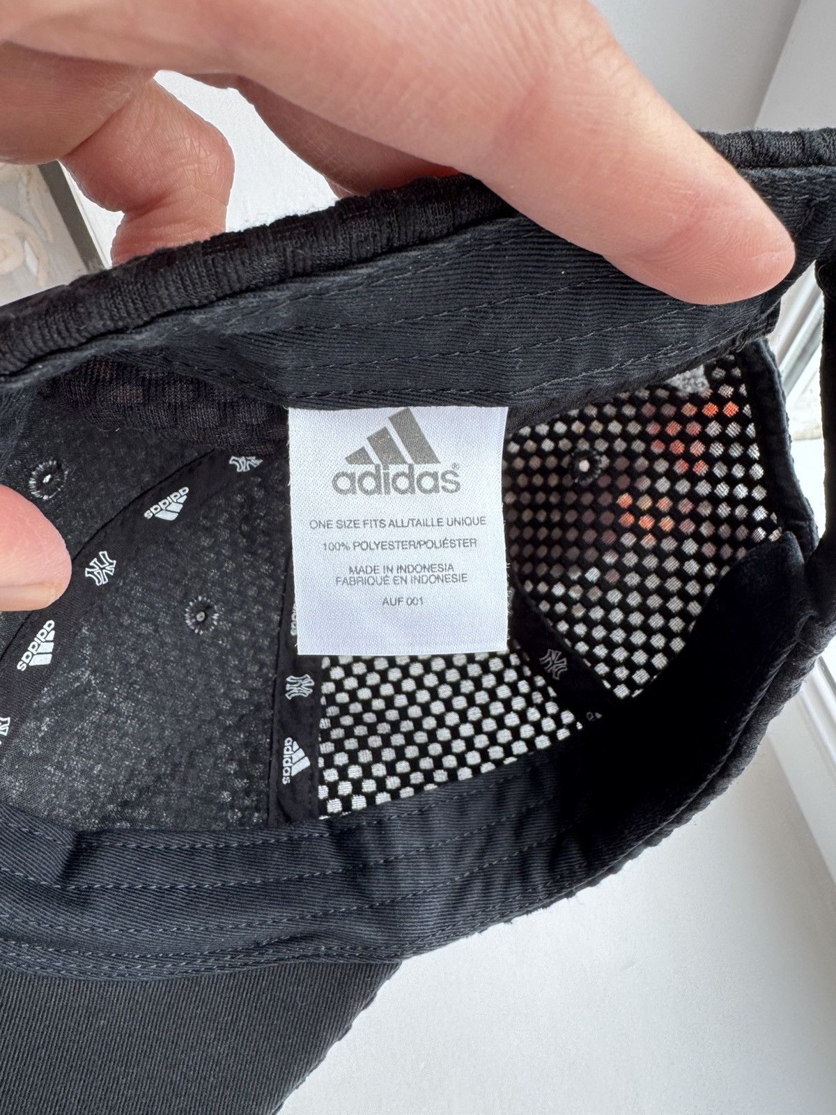 Adidas Vintage Adidas New York Yankees Cap Black Mesh Rare Hat NY Size ONE SIZE - 8 Thumbnail