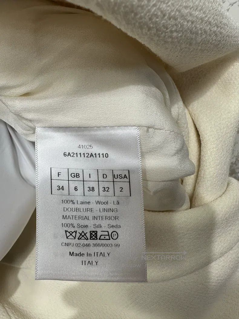 Dior Dior Beige wool vest skirt Size XXS / US 00 / IT 34 - 4 Thumbnail