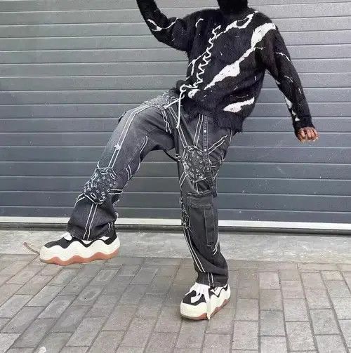 Hypebeast × Japanese Brand × Jean Vintage washed patch embroidered jeans Size US 32 / EU 48 - 4 Thumbnail