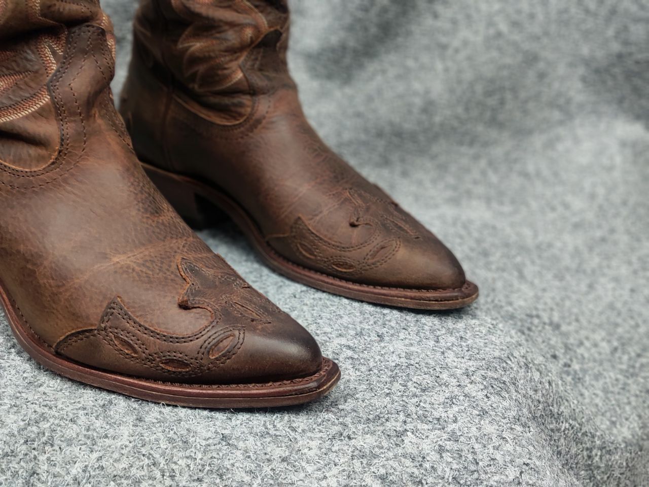 Boulet Vintage Boulet Canada Made Brown Western Cowboy W Boots Size US 7.5 / IT 37.5 - 5 Thumbnail