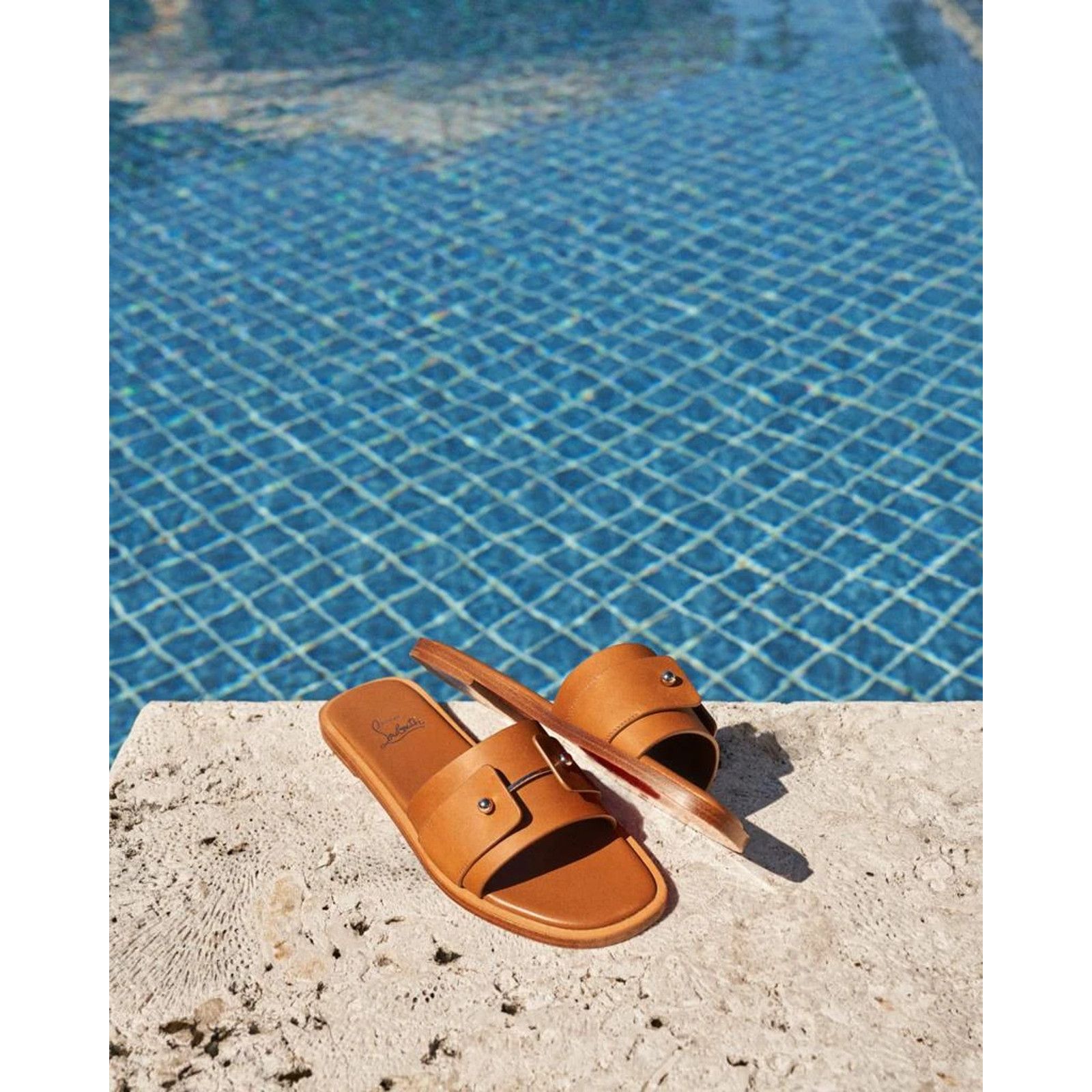 Christian Louboutin Christian Louboutin Chambelimule Flat Tera Brown Sandal 36 Size US 6 / IT 36 - 5 Thumbnail
