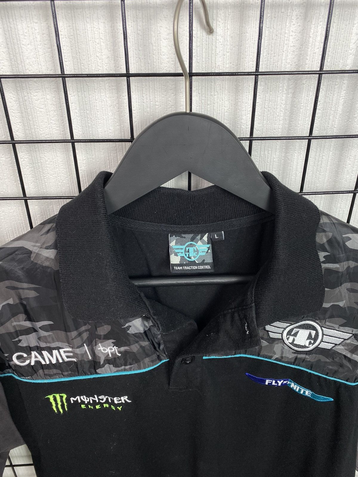 Other Monster Energy Racing Polo tee Men L size black T-Shirt Size US L / EU 52-54 / 3 - 15 Thumbnail