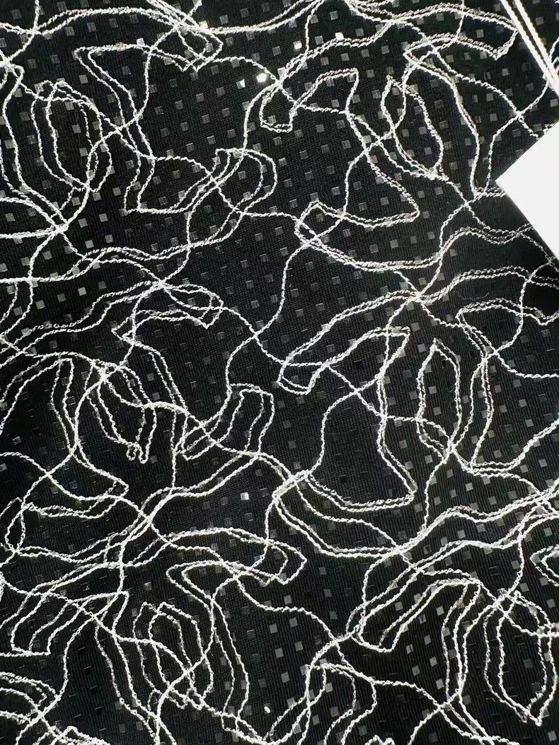 Chanel Chanel 25C black cc logo printed short sleeves Size XS / US 0-2 / IT 36-38 - 3 Thumbnail