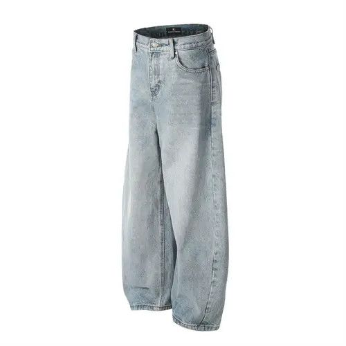 Japanese Brand × Jean Pants American retro loose casual washed scimitar jeans y2k Size US 34 / EU 50 - 2 Thumbnail