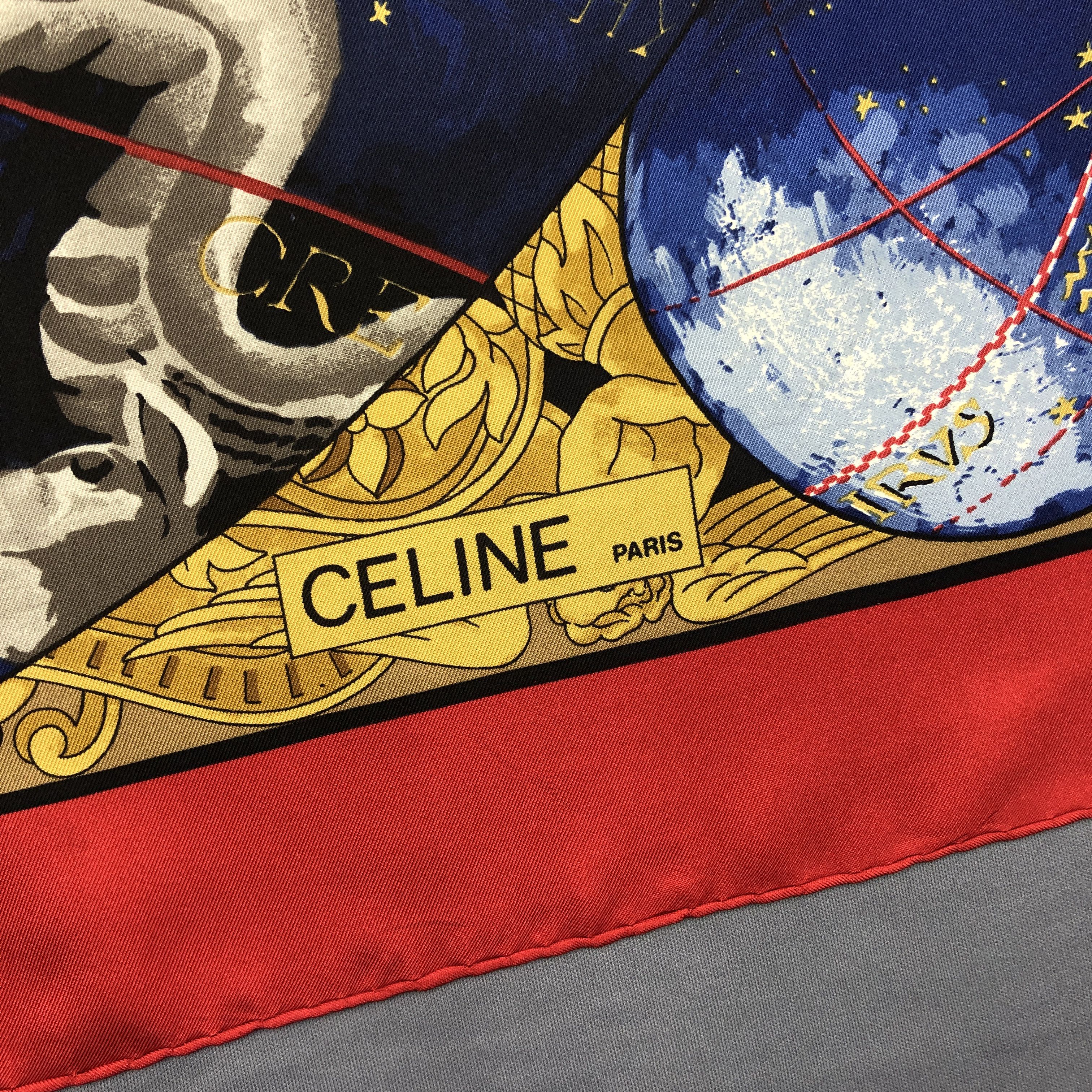 Celine Vintage Celine Paris SILK Scarf Twill Stole 56789 Size ONE SIZE - 20 Thumbnail