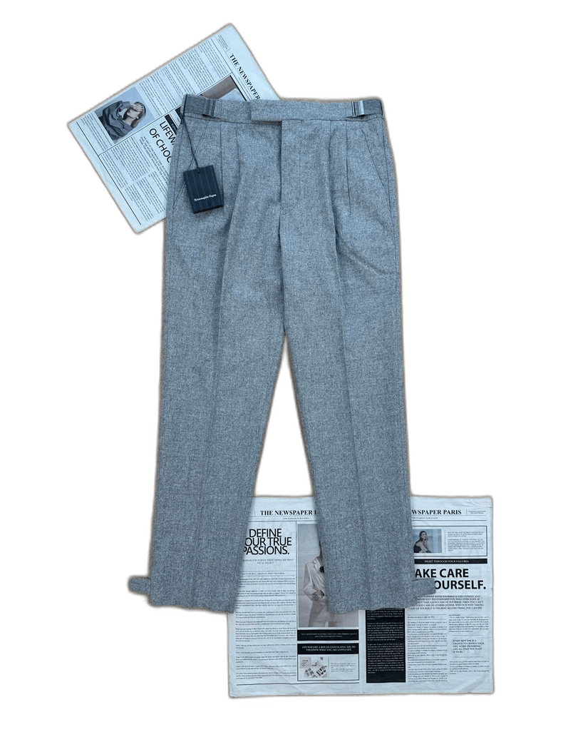 Ermenegildo Zegna Ermenegildo Zegna Gray Cashmere Suit Pants Size US 44 / EU 60 - 1 Thumbnail