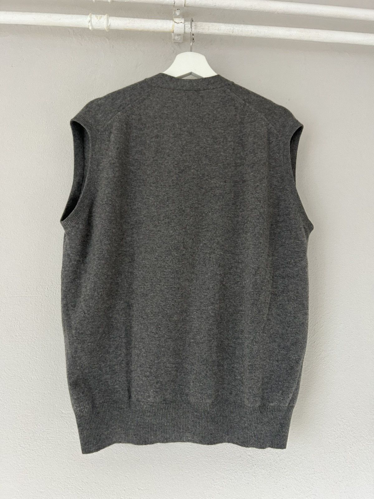 Brunello Cucinelli Grey Knit Cardigan Vest Size US L / EU 52-54 / 3 - 7 Thumbnail