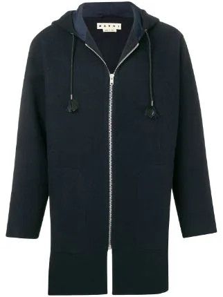 Marni o1srvl11e0724 Coat in Black Size US L / EU 52-54 / 3 - 1 Thumbnail