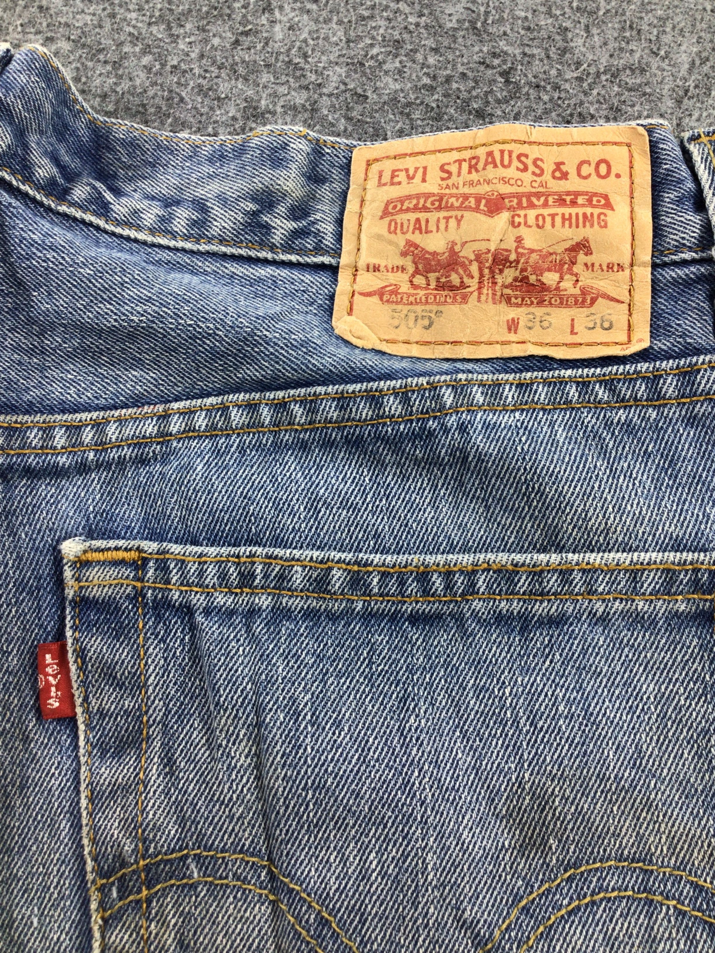 Levi's Vintage Levis 505 Jeans-J903 Size US 36 / EU 52 - 5 Thumbnail