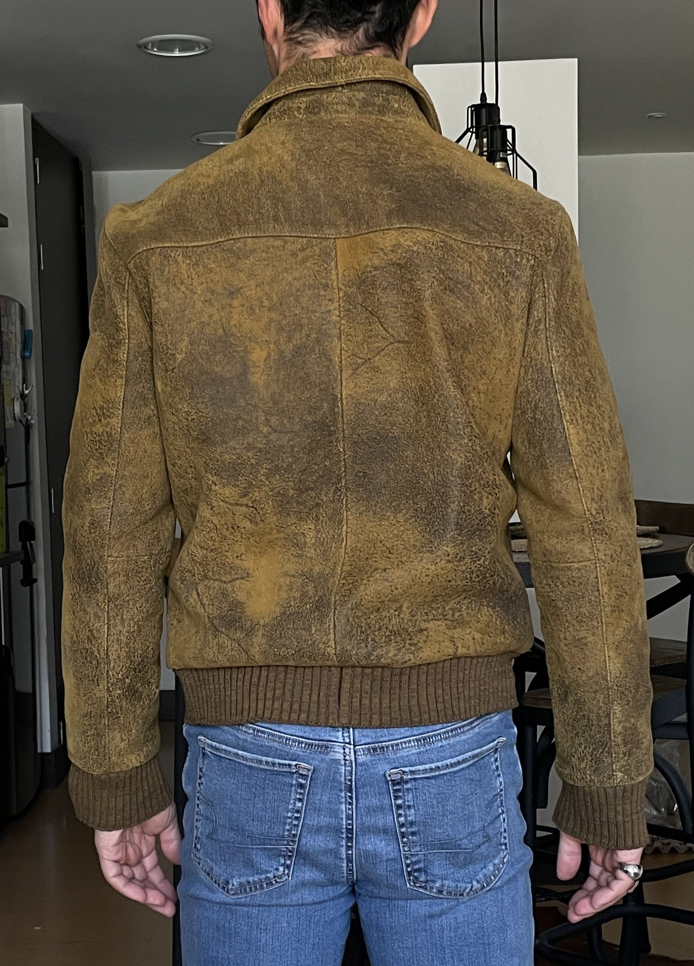 John Varvatos $2,498 JOHN VARVATOS Leather Moto Bomber Jacket Size US M / EU 48-50 / 2 - 15 Thumbnail