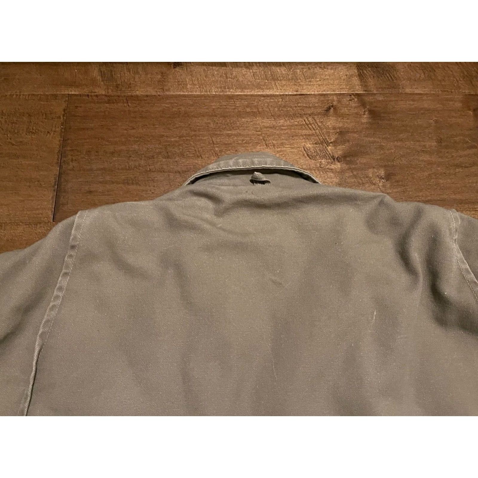 Carhartt VINTAGE Carhartt CQ5521 USA Duck Quilted Lined Button Coat Jacket Mens Large Beige Size US L / EU 52-54 / 3 - 6 Thumbnail
