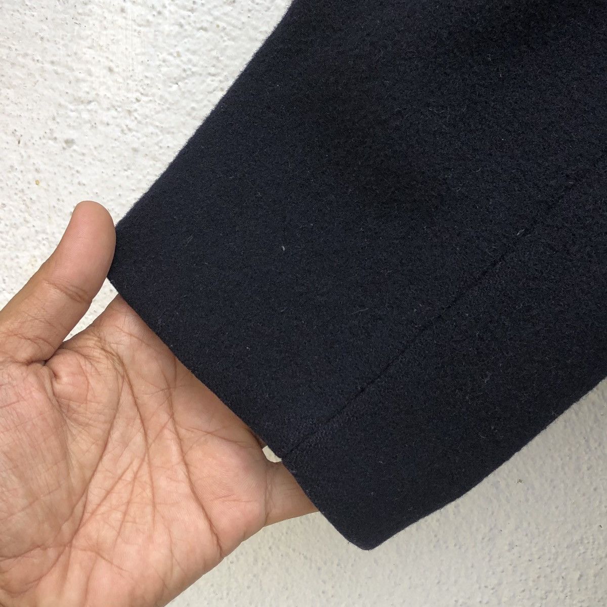 Vintage Comme des Garcons Wool Duffle Navy Blue Coat