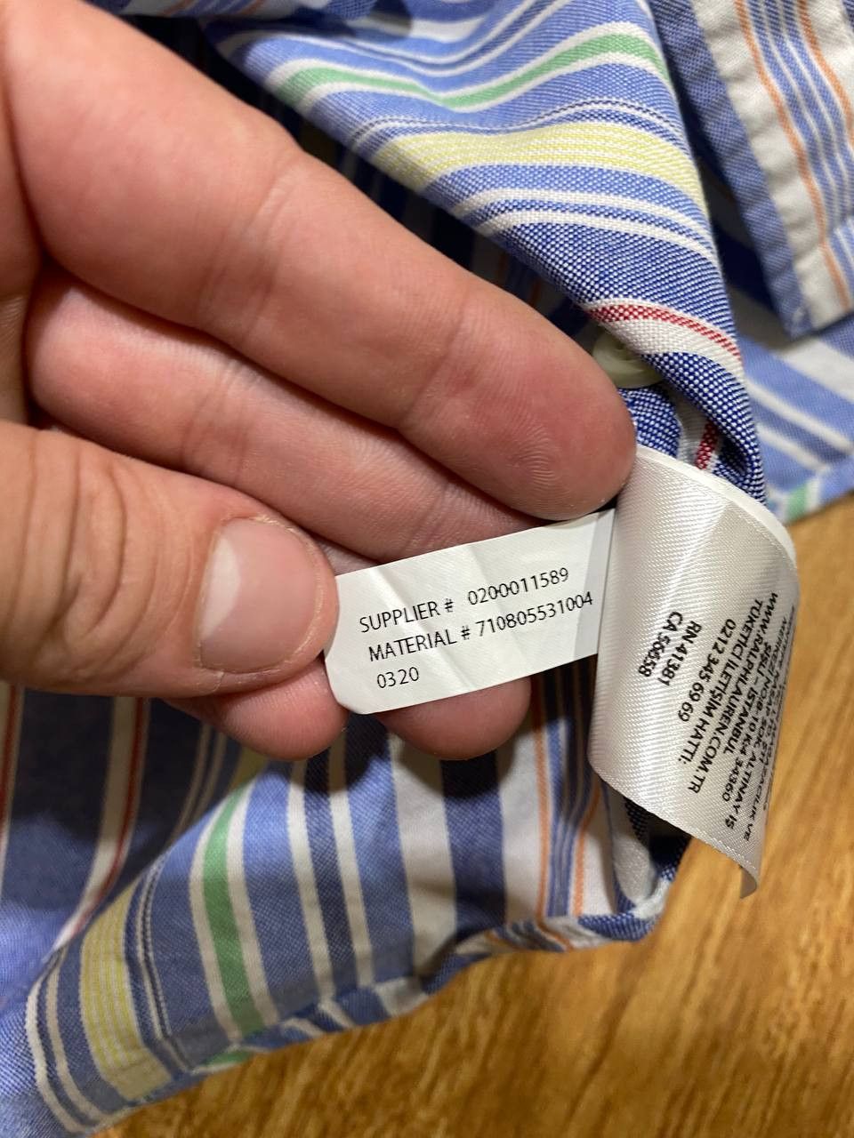 Polo Ralph Lauren POLO RALPH LAUREN Men’s STRIPED Shirt Regular Fit Size US L / EU 52-54 / 3 - 3 Thumbnail