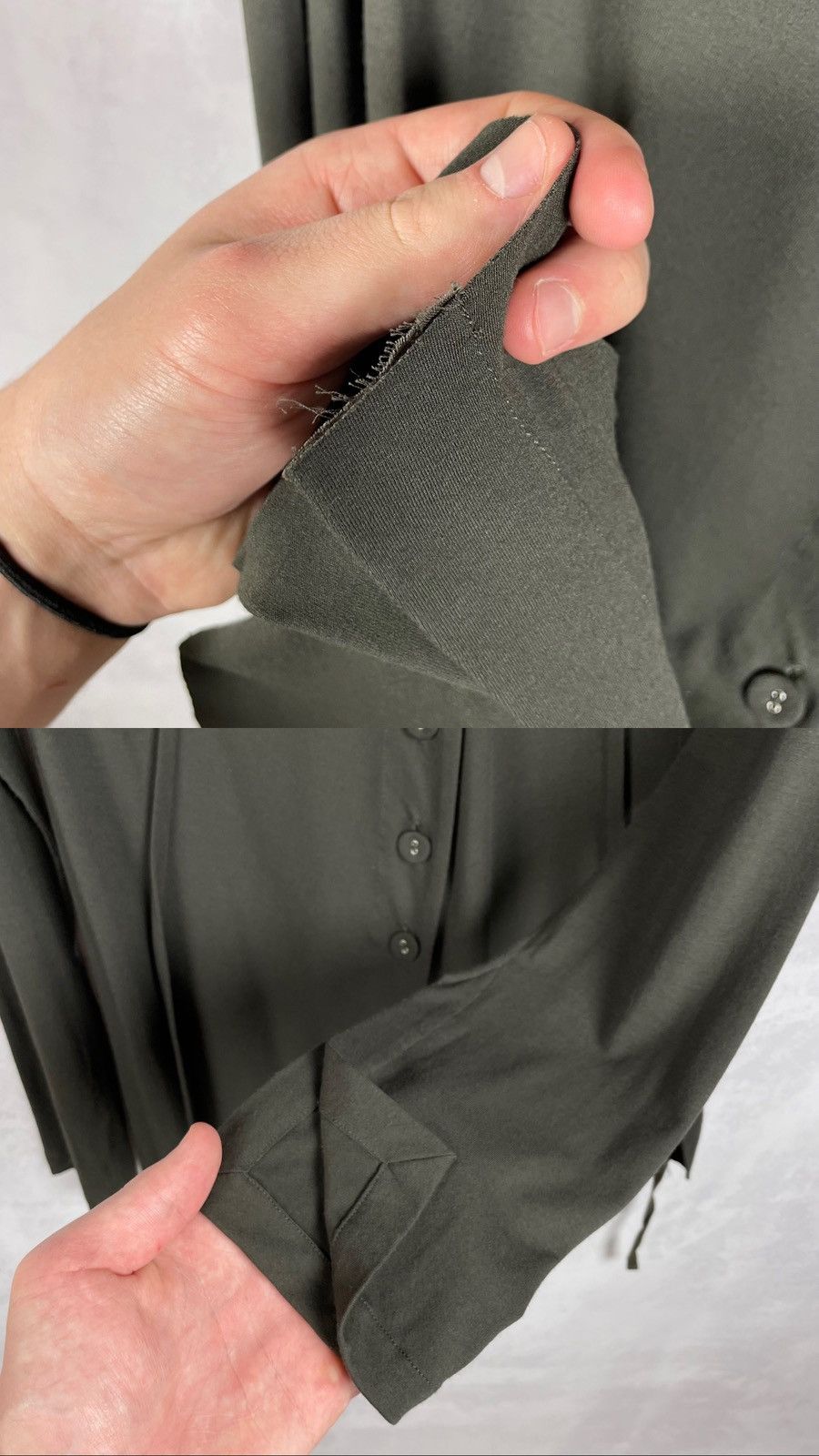 Rundholz Black Label Viscos Asymmetrical Button Cardigan Top