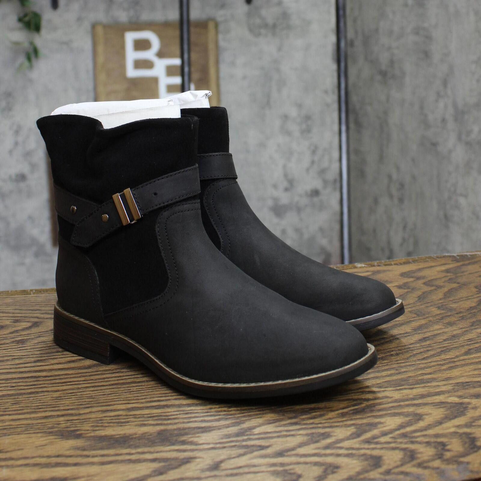 NWT Clarks Camzin Strap Fashion Boot 26162115 Black