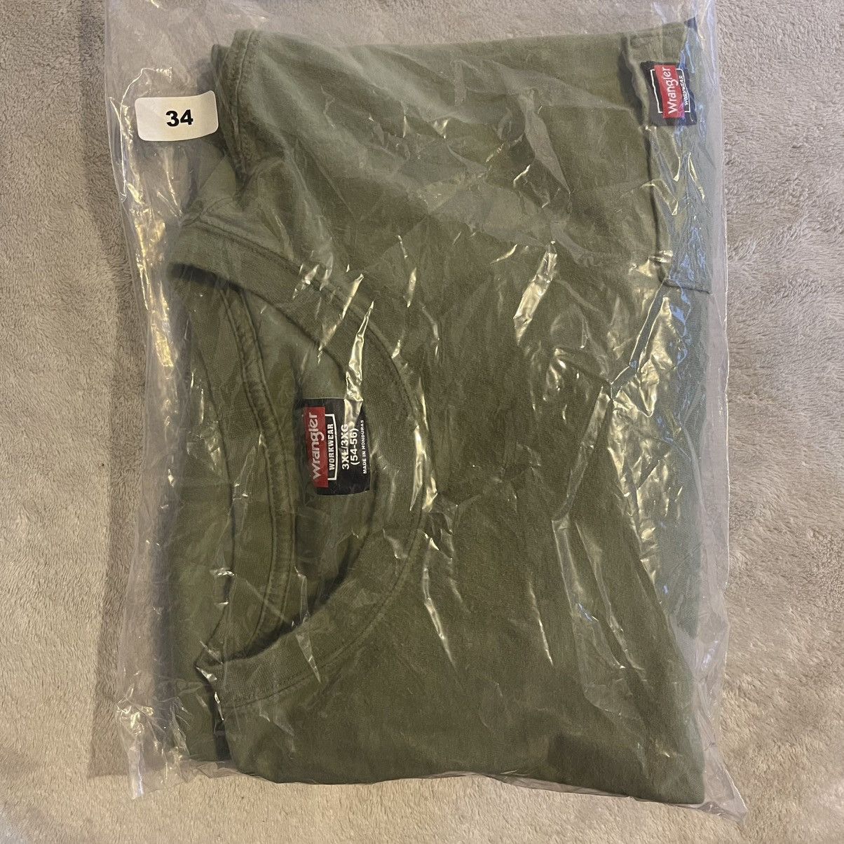 Wrangler Wrangler Shirt Men 3XL Green Workwear Outdoors Crew Neck Tee Size US XXL / EU 58 / 5 - 8 Thumbnail