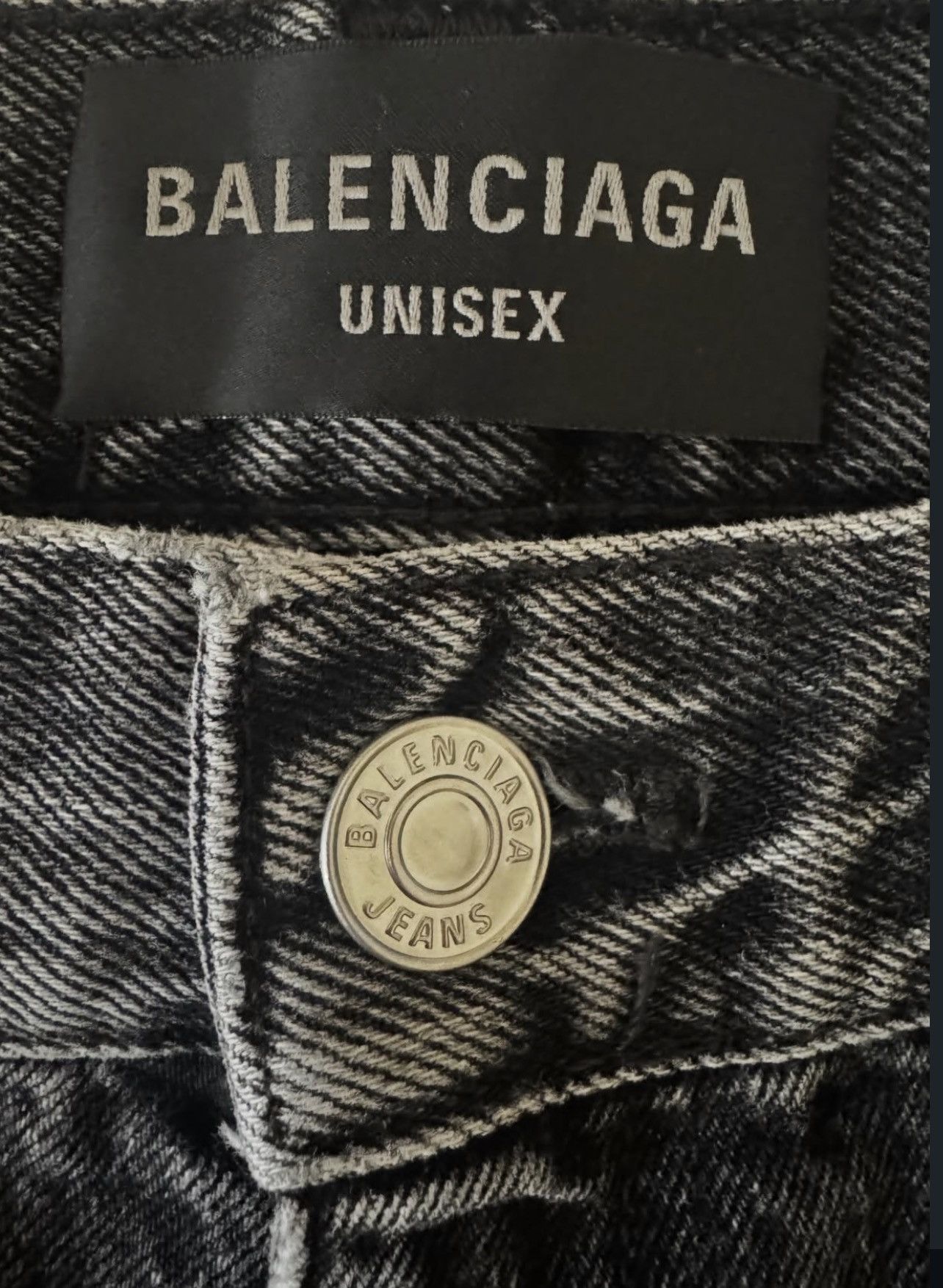 Balenciaga BALENCIAGA LOST TAPE DENIM JEANS Size US 32 / EU 48 - 3 Thumbnail