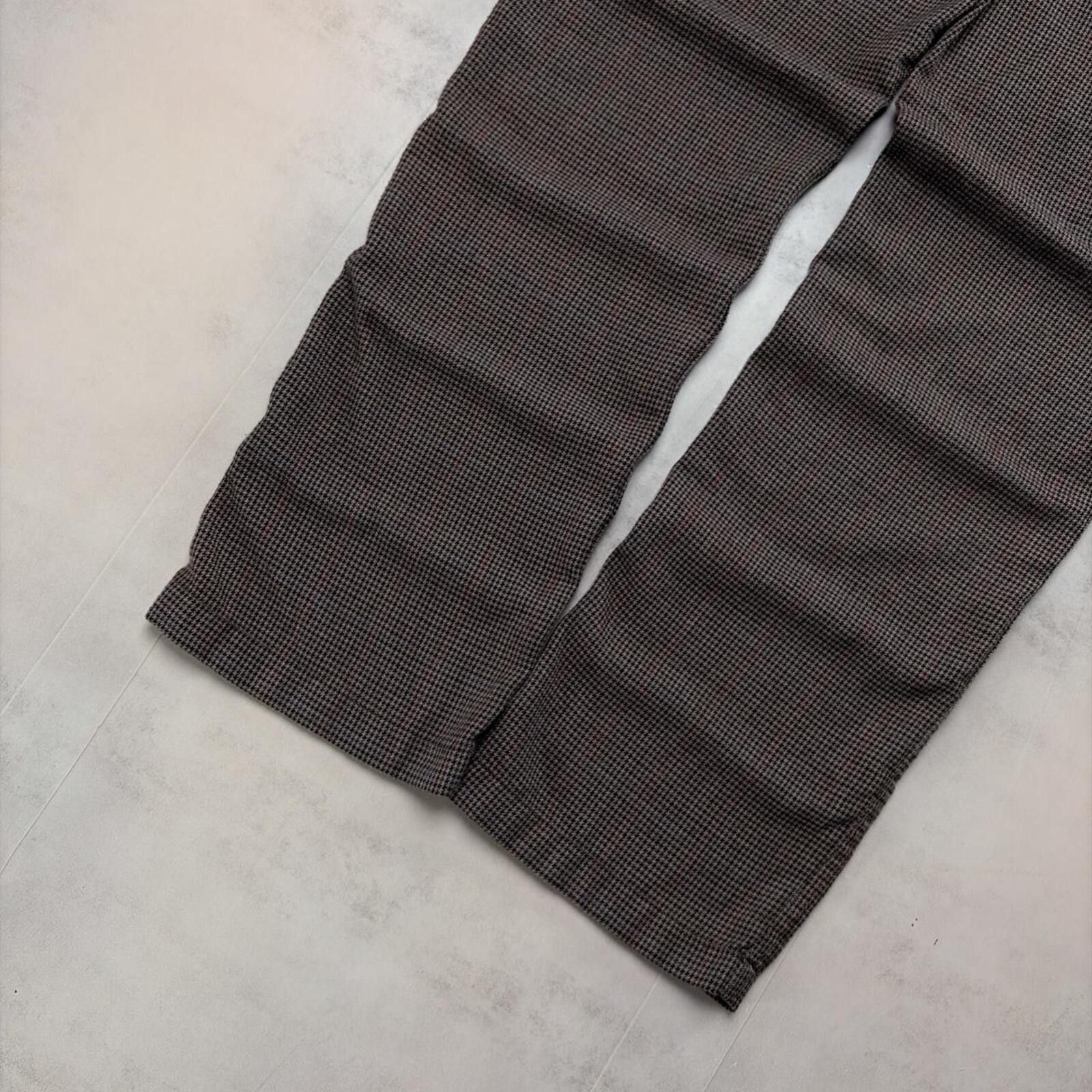 Other Y2K Brown Split Grunge Loose Skater Dress Pants Size US 32 / EU 48 - 4 Thumbnail