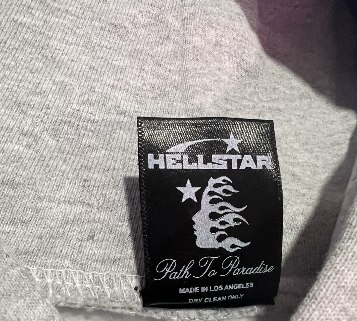 HELLSTAR Grey hellstar hoodie overseas exclusive Size US XL / EU 56 / 4 - 6 Thumbnail